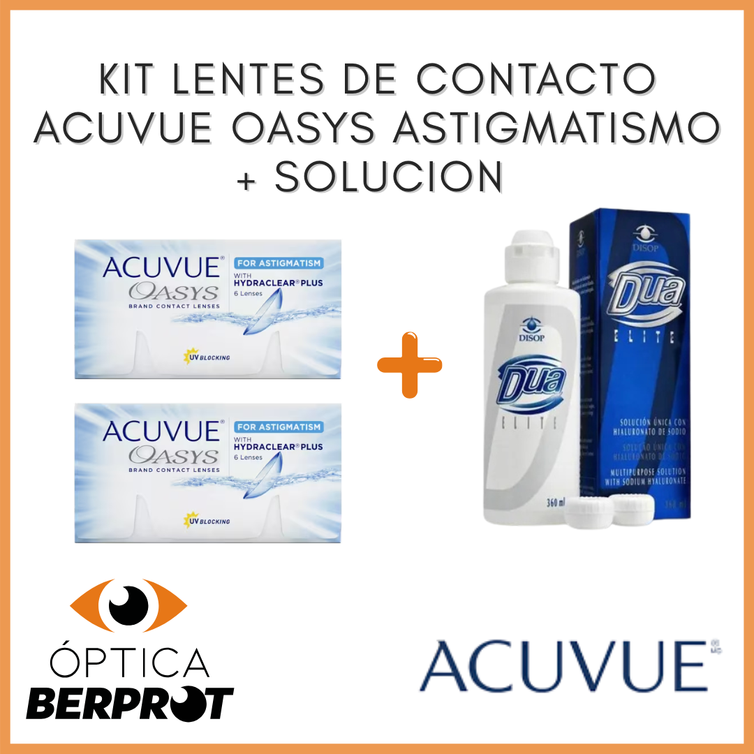 KIT LENTES DE CONTACTO ACUVUE ASTIGMATISMO - ACUVUE